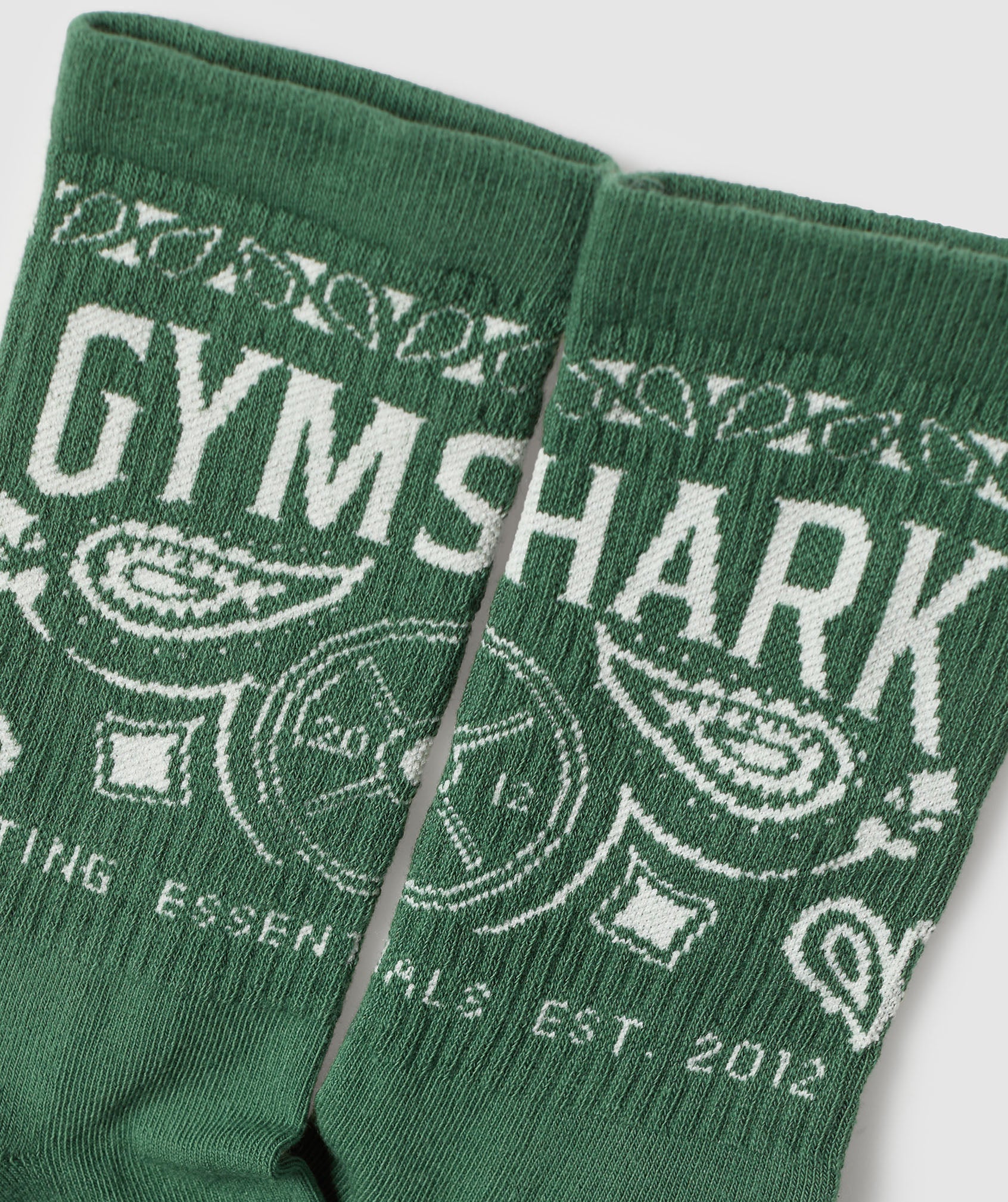 Bandana Crew Sock Classic Green