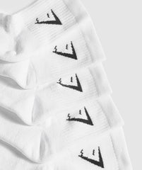 Midi Socks 5pk White