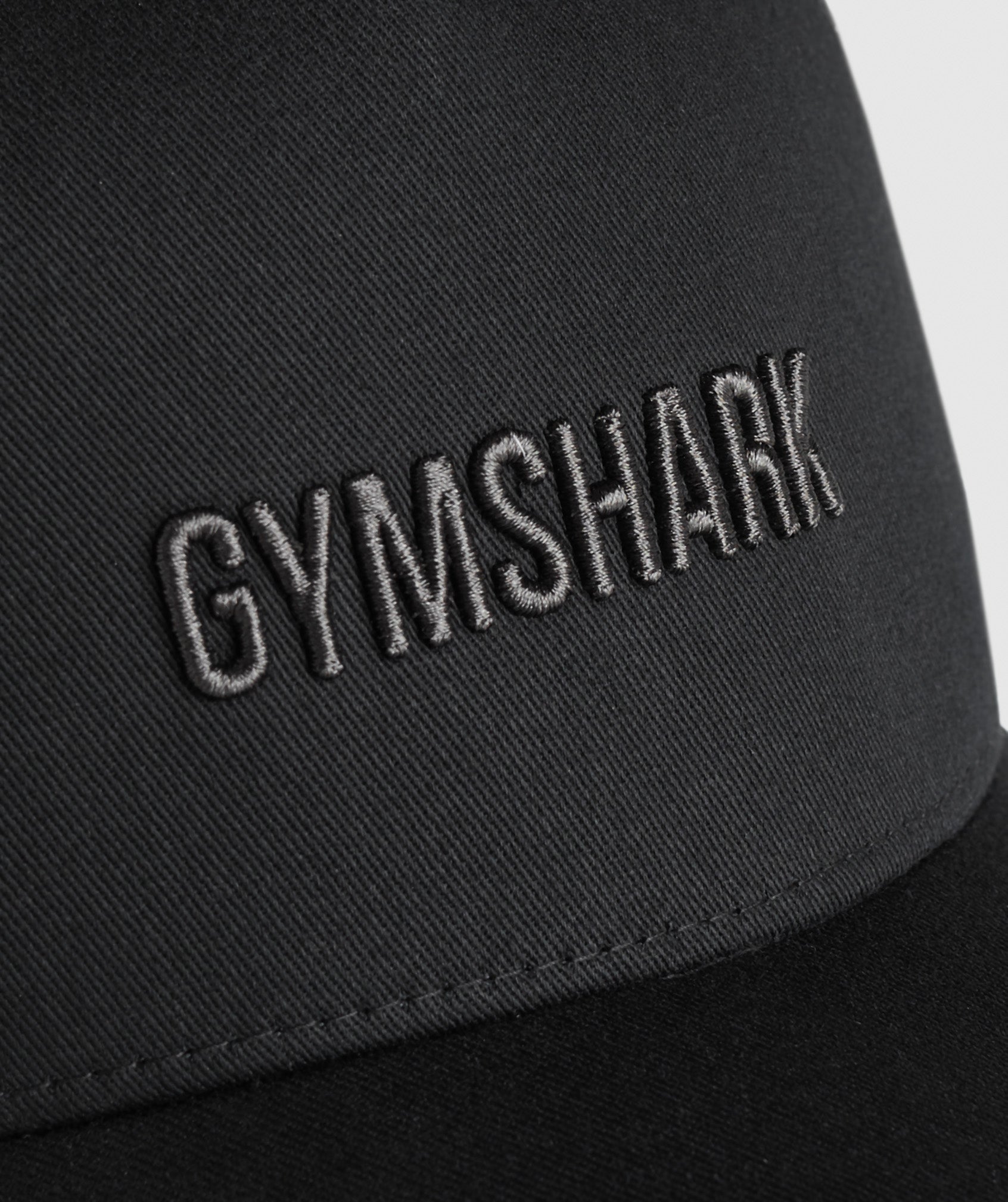 Wordmark Trucker Cap Black