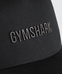 Wordmark Trucker Cap Black