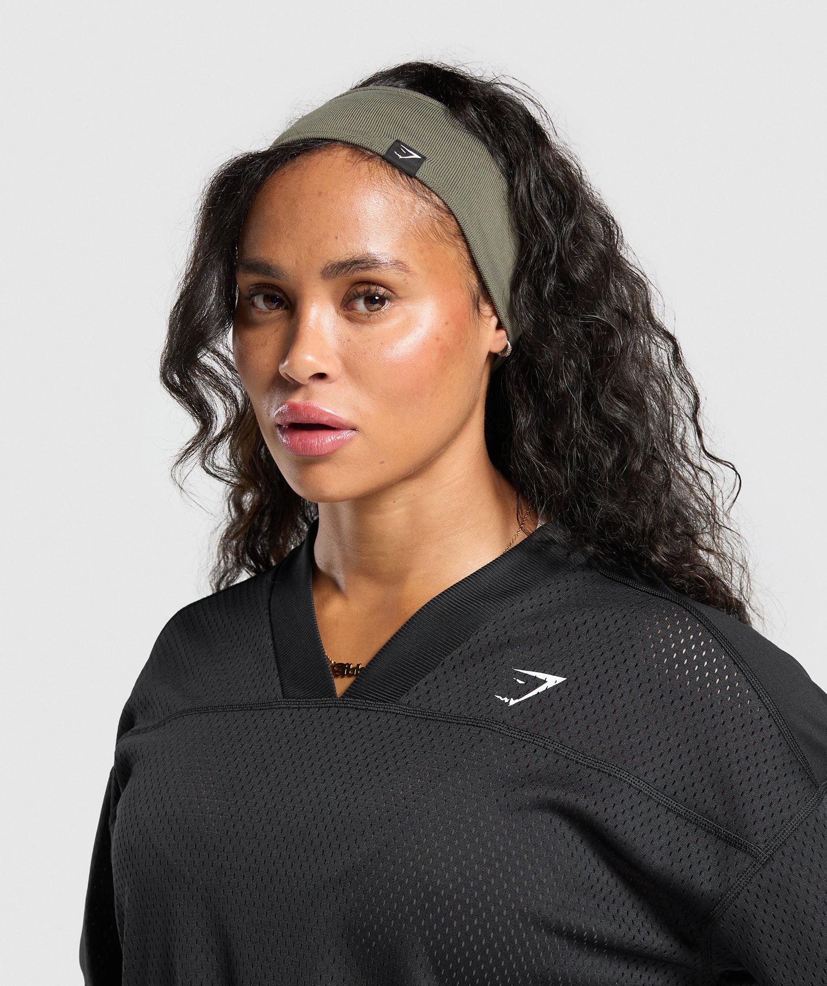Diffuse Single Layer Sweat Headband Base Green