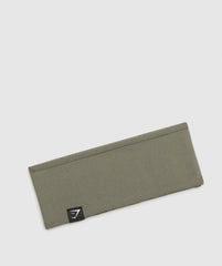 Diffuse Single Layer Sweat Headband Base Green