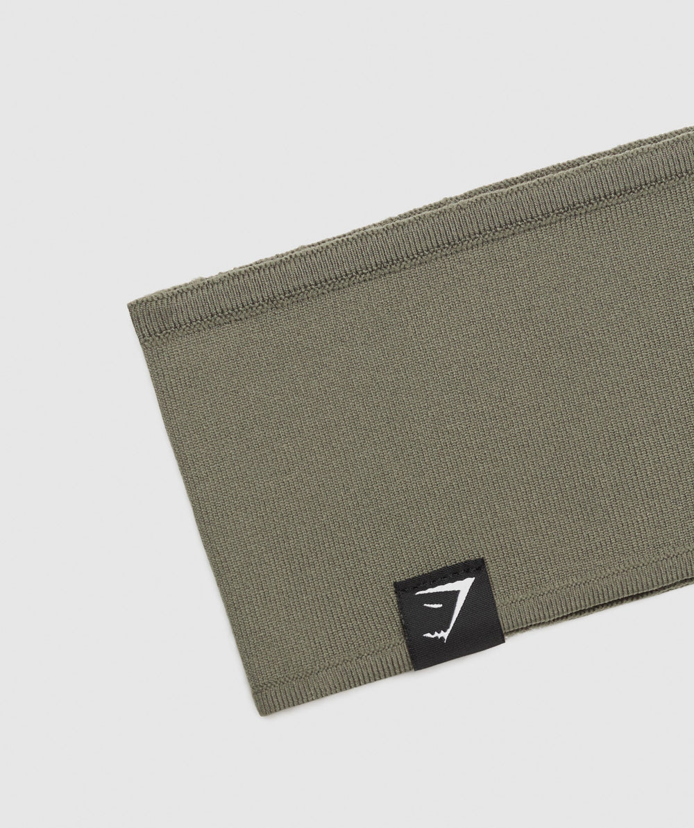 Diffuse Single Layer Sweat Headband Base Green