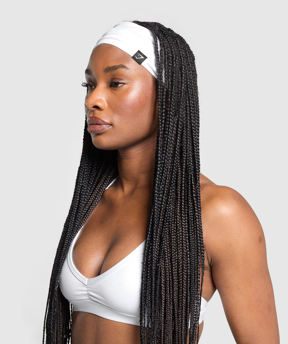 Diffuse Sweat Headband White
