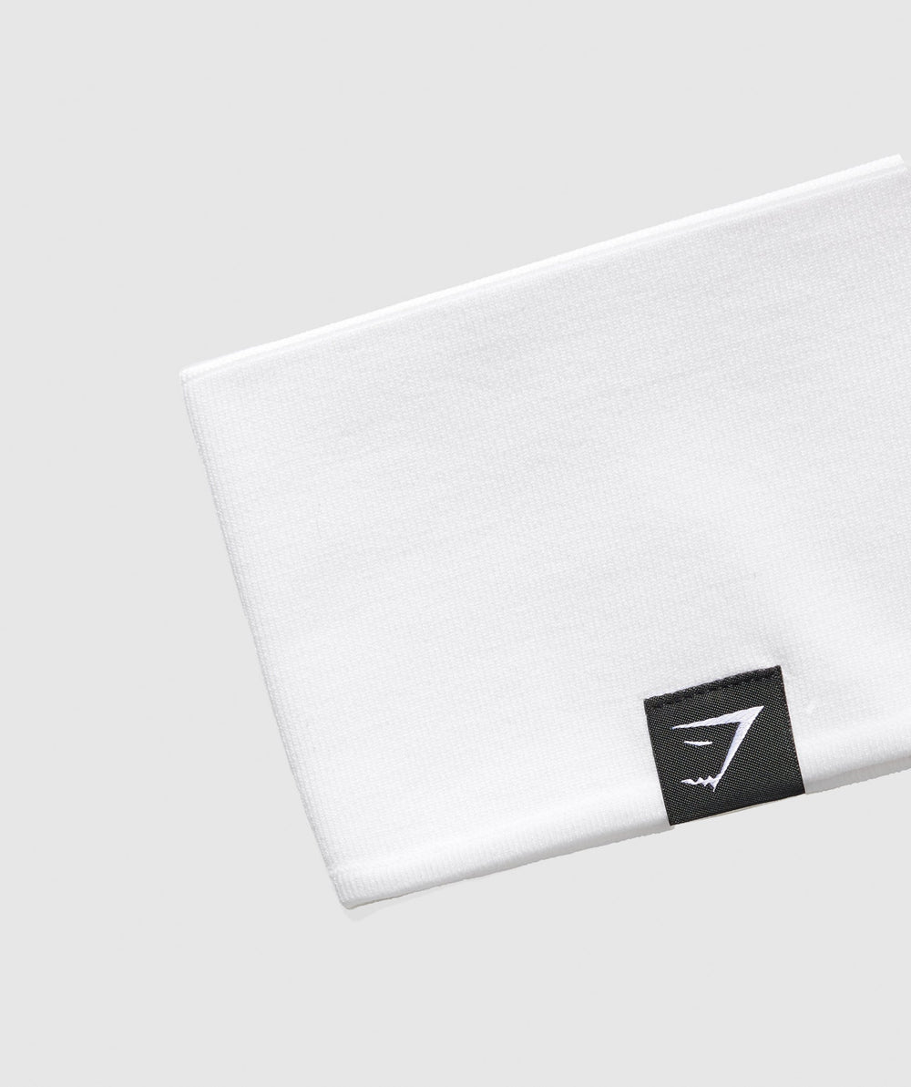 Diffuse Sweat Headband White