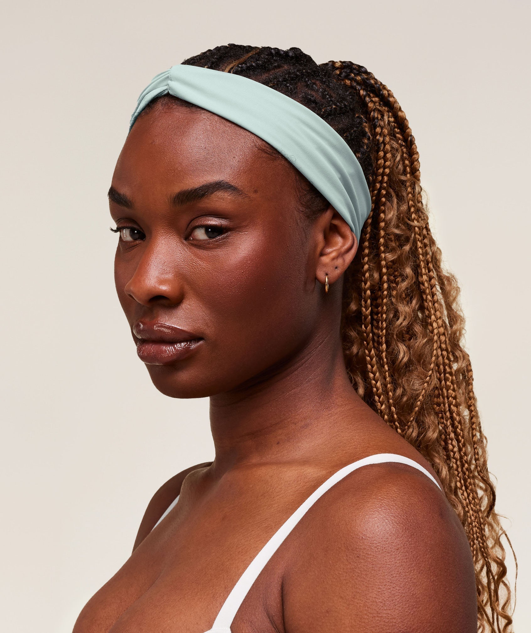 Twist Headband Morning Blue