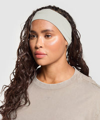 Straight Headband Stone Grey