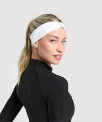 Twist Headband White