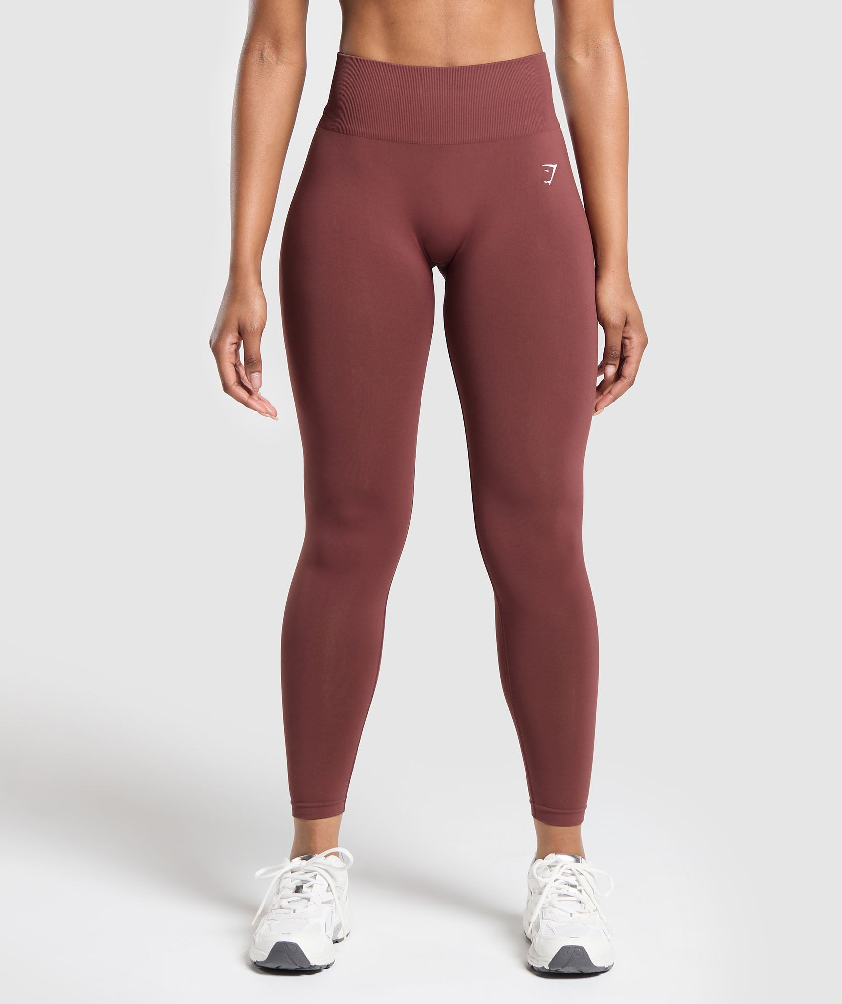 Everyday Seamless Leggings Burgundy Brown