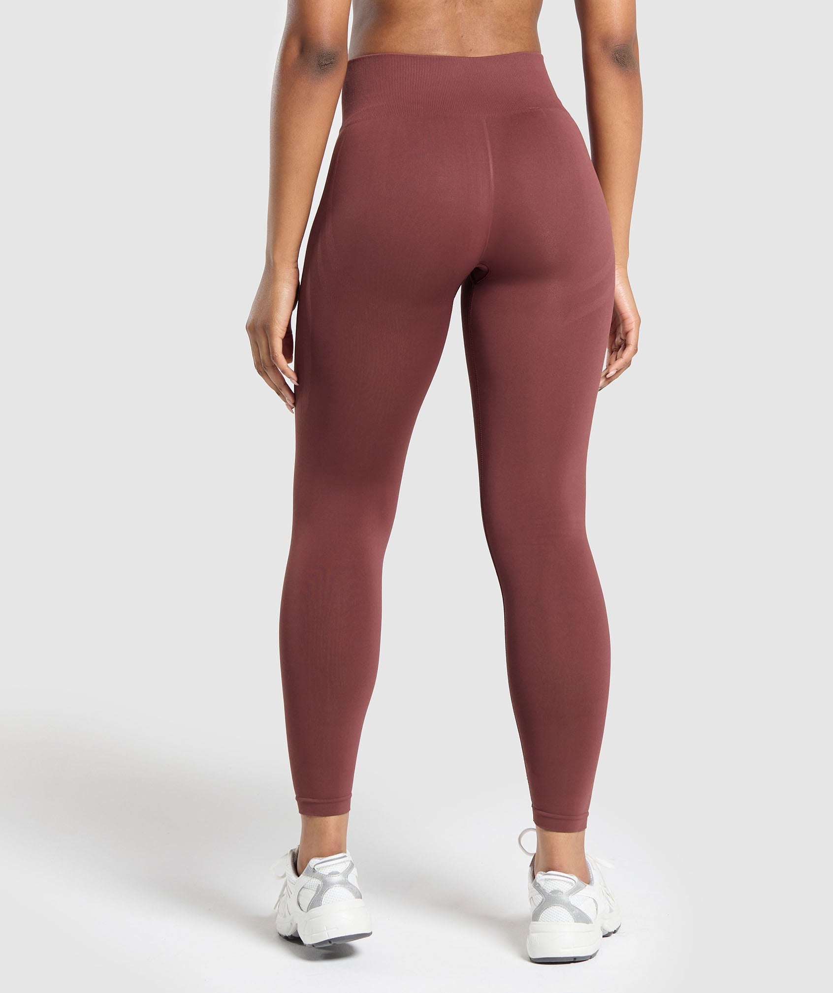 Everyday Seamless Leggings Burgundy Brown