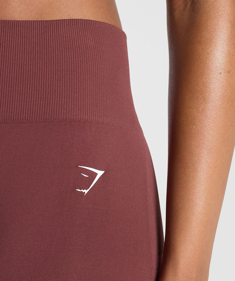 Everyday Seamless Leggings Burgundy Brown