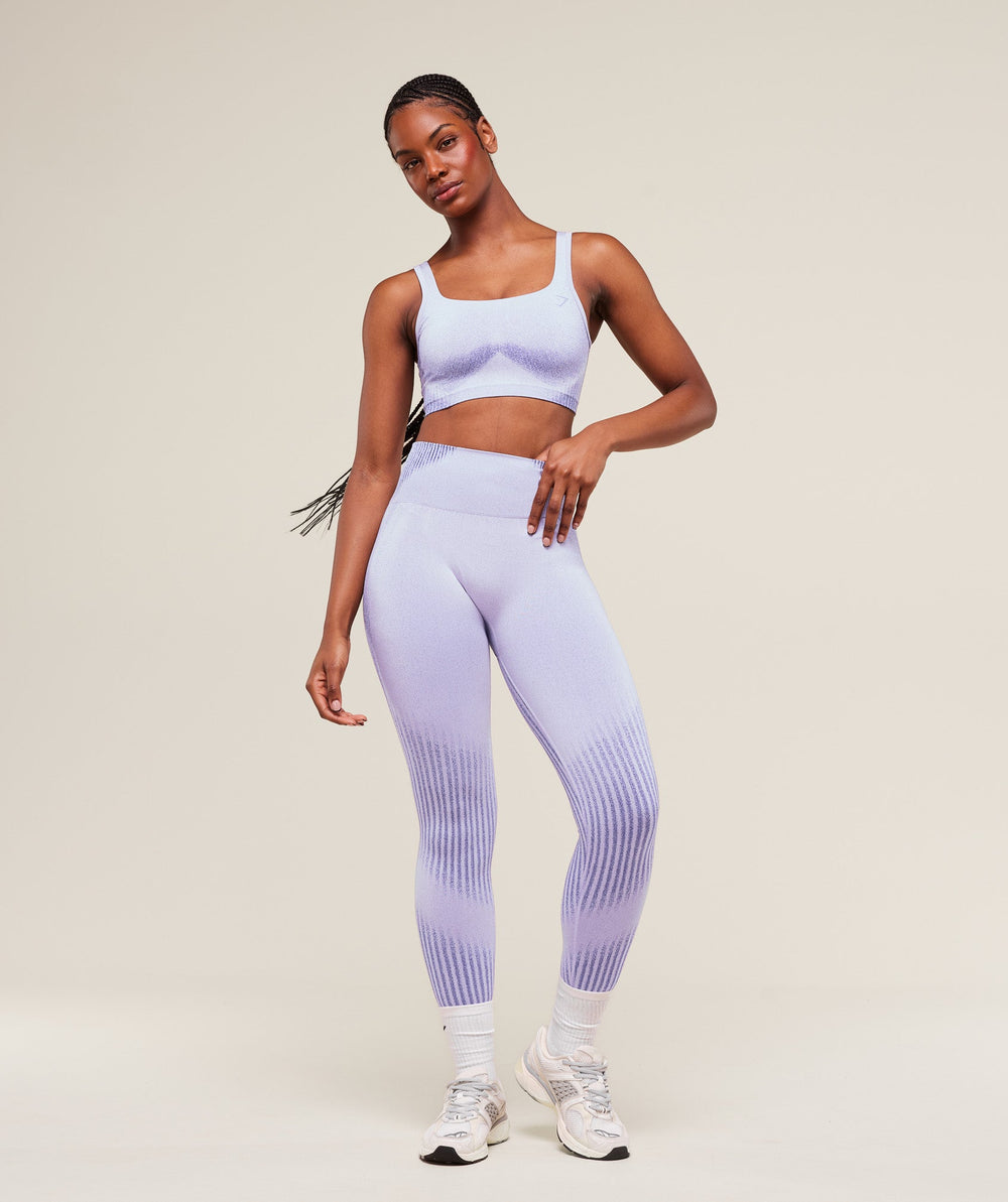 Diffuse Seamless Leggings Fresh Lilac/Cobalt Purple