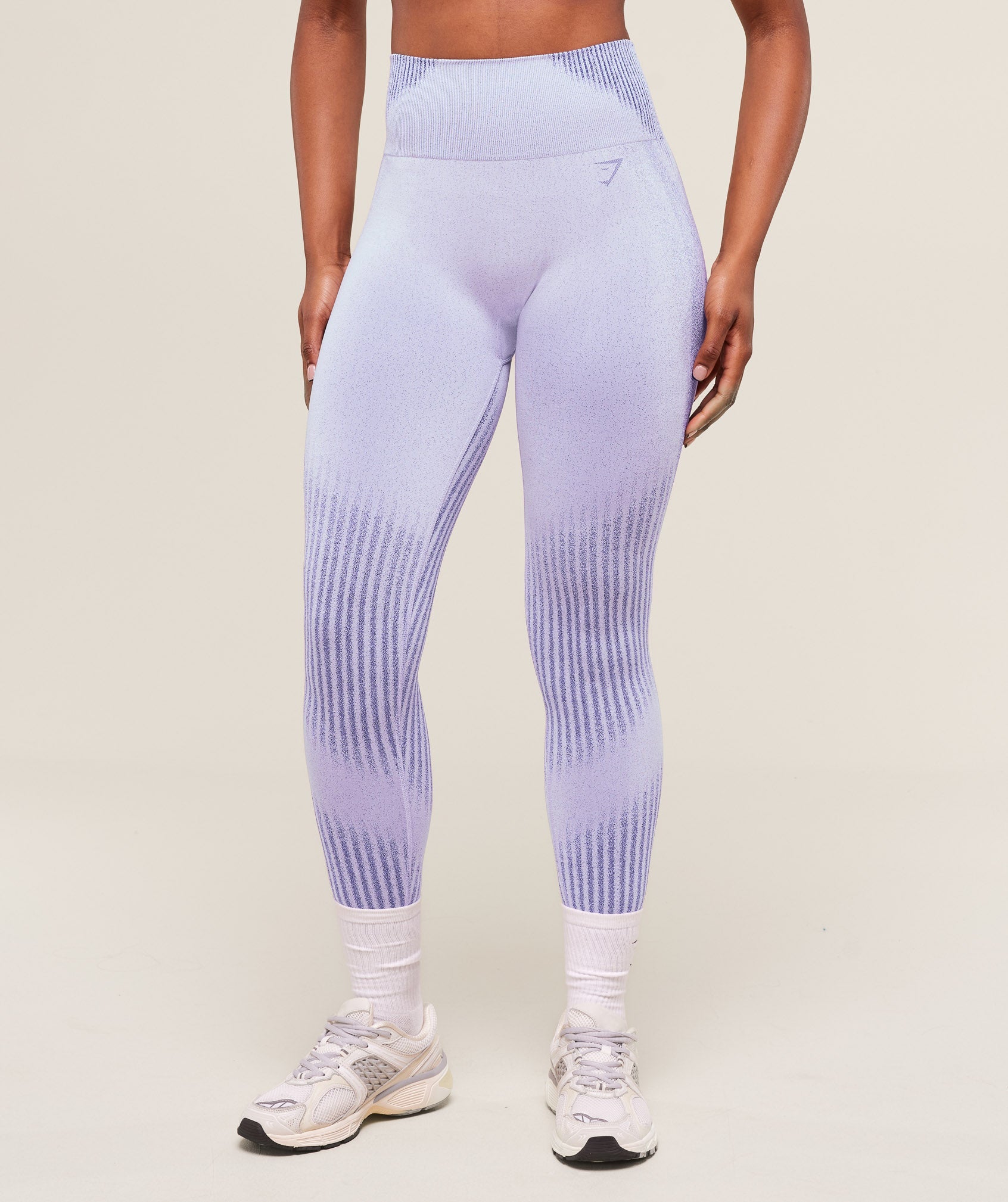 Diffuse Seamless Leggings Fresh Lilac/Cobalt Purple