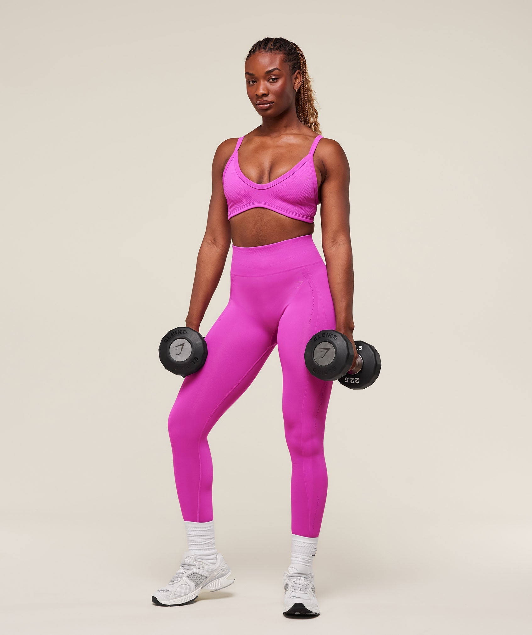 Energised Seamless Leggings Vibrant Pink
