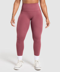 Legacy Logo Leggings Washed Berry Pink