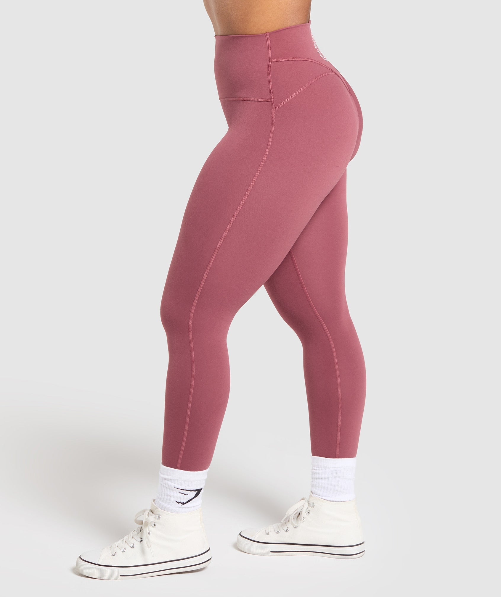 Legacy Logo Leggings Washed Berry Pink