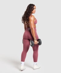 Legacy Logo Leggings Washed Berry Pink
