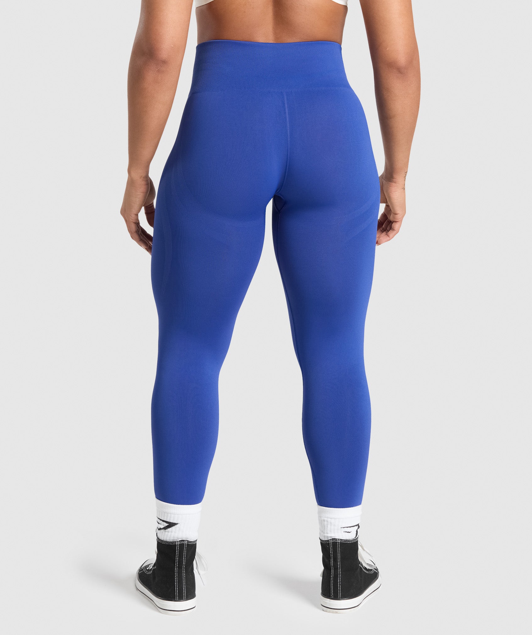 Syd Grows Everyday Seamless Leggings Vintage Blue