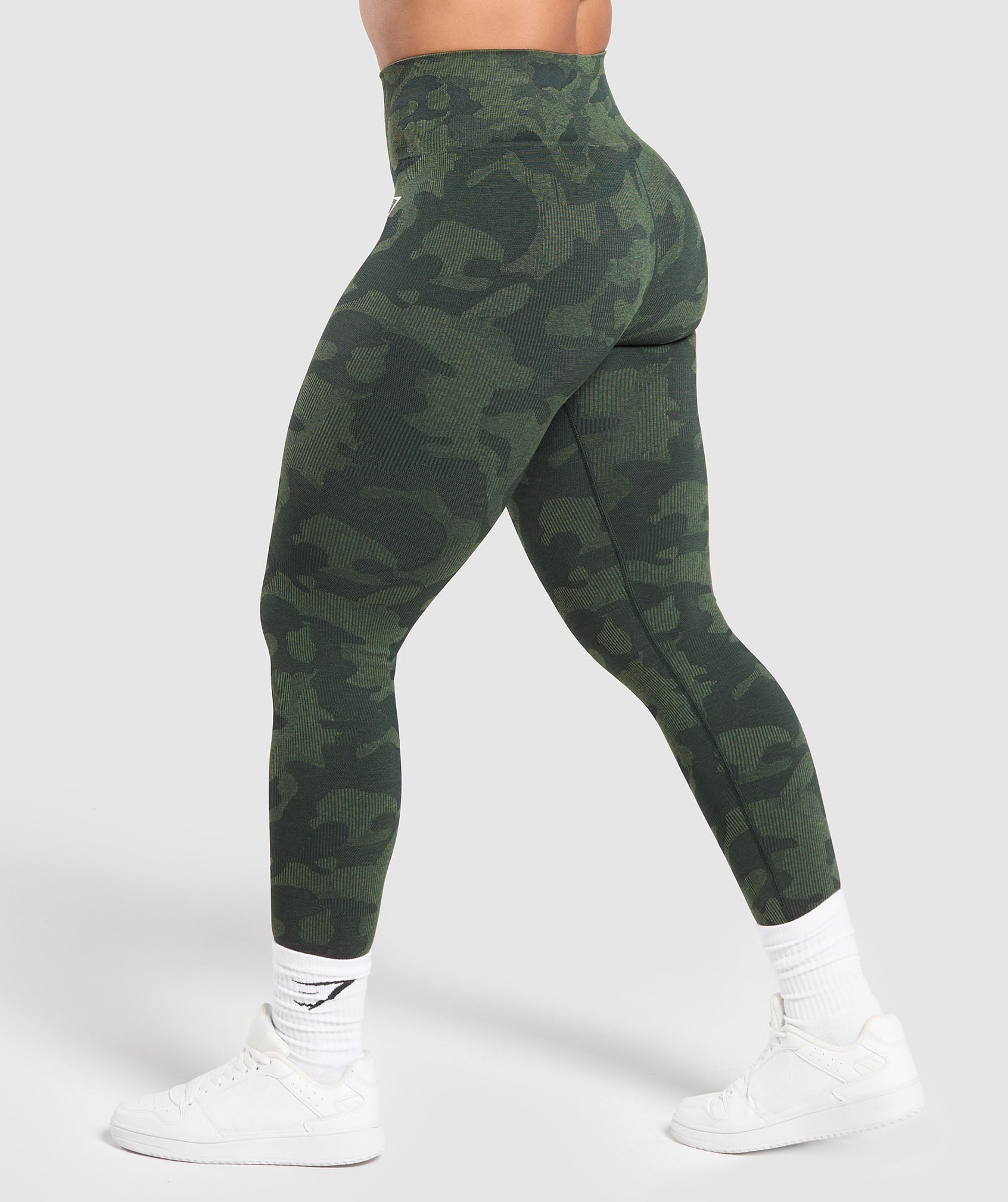Adapt Camo Seamless Leggings Victory Green/ Force Green