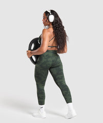 Adapt Camo Seamless Leggings Victory Green/ Force Green