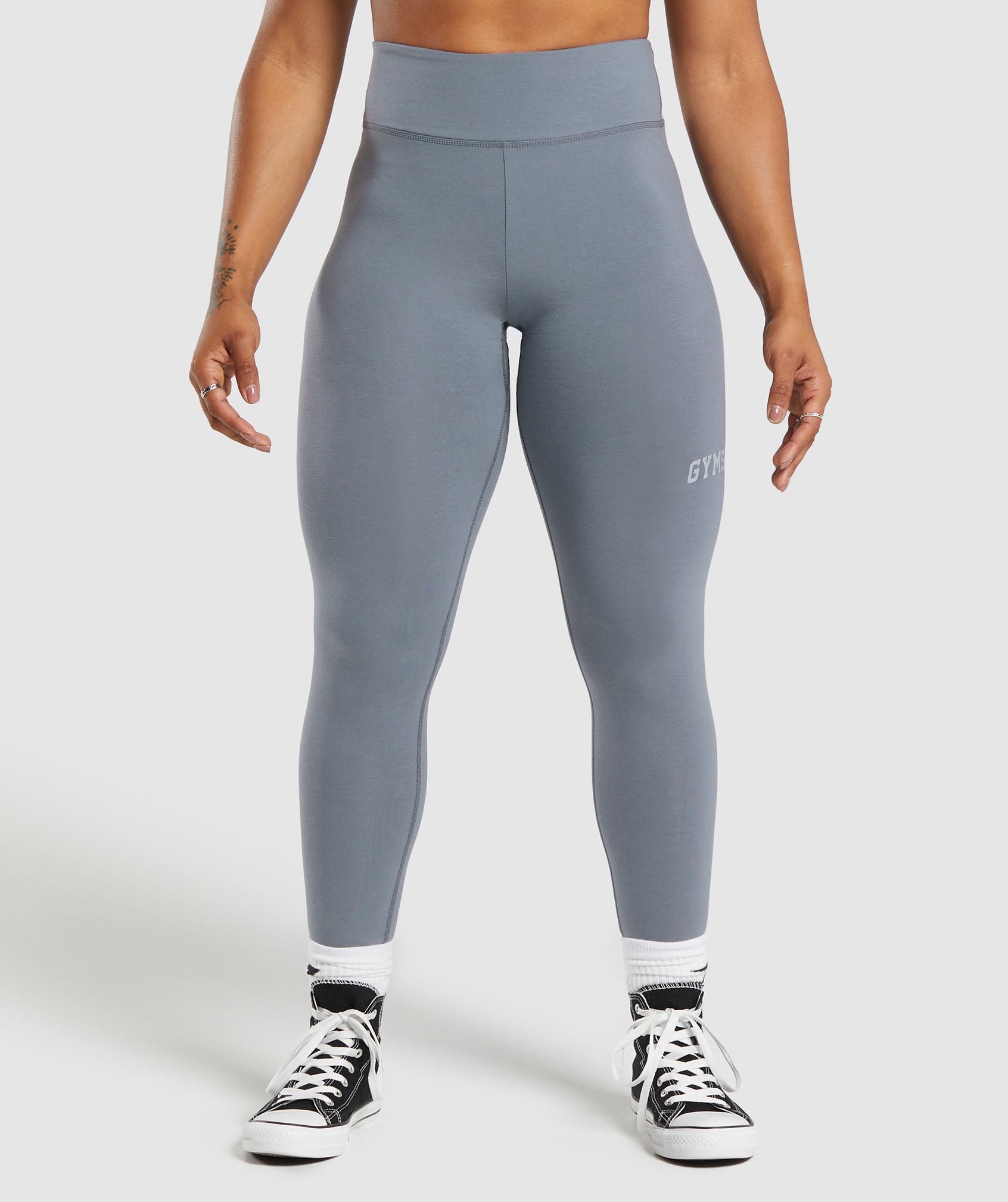 Lifting Logo Leggings Iron Blue