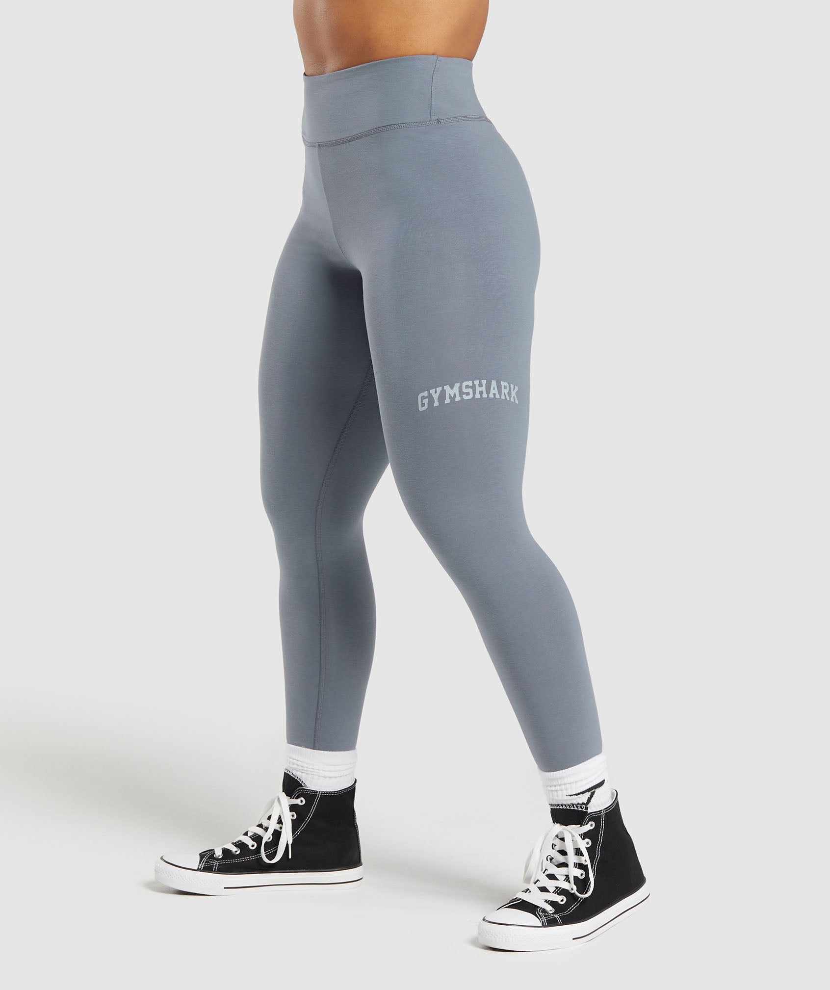 Lifting Logo Leggings Iron Blue