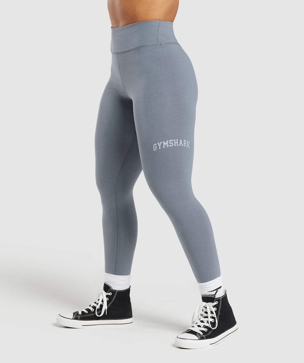 Lifting Logo Leggings Iron Blue