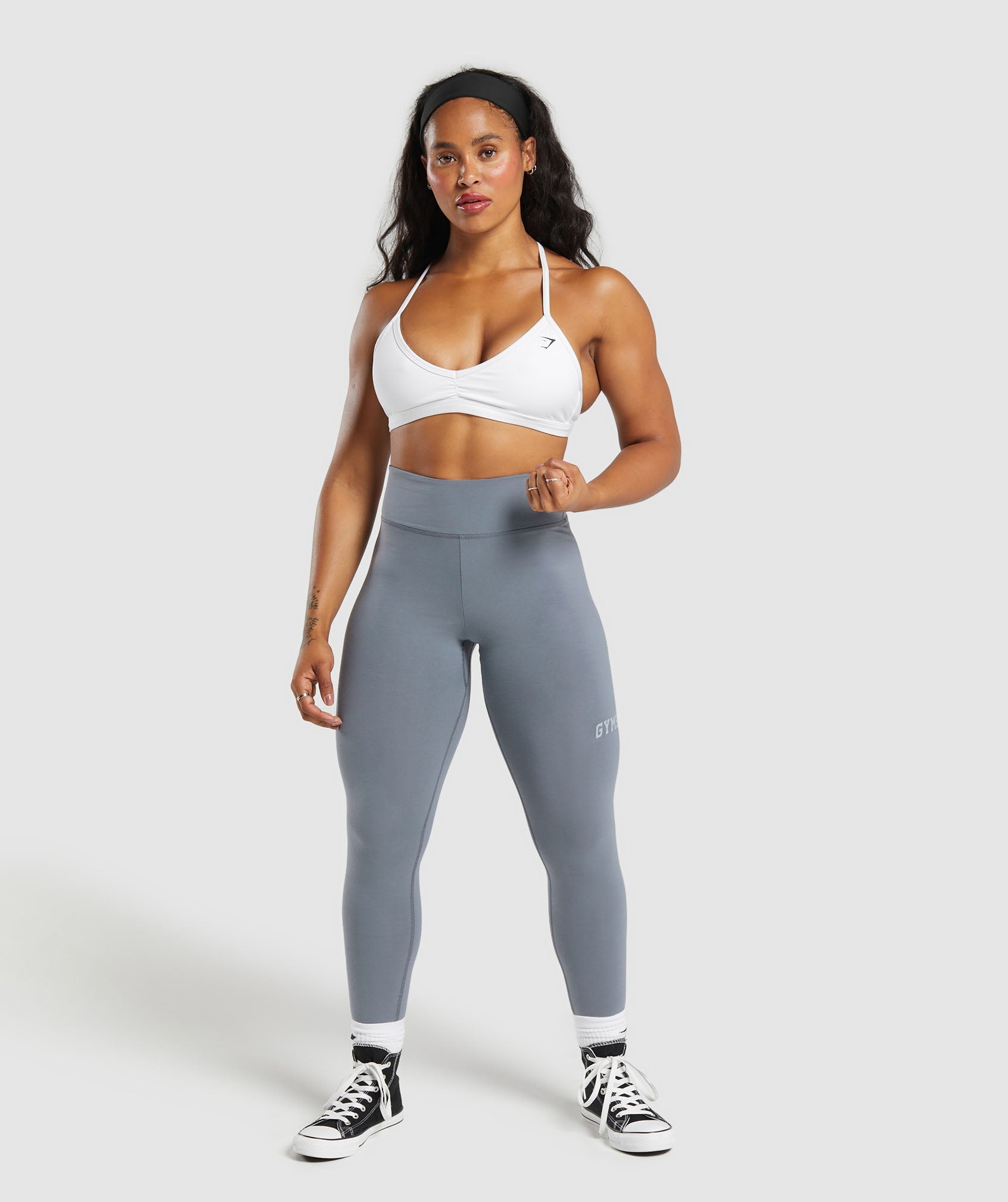 Lifting Logo Leggings Iron Blue