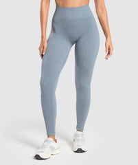 Luxe Seamless Leggings Metal Blue Marl