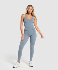Luxe Seamless Leggings Metal Blue Marl