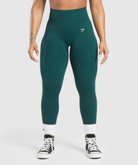 Lift Seamless Leggings Functional Teal/Black Marl