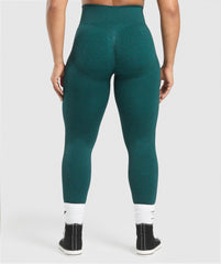 Lift Seamless Leggings Functional Teal/Black Marl