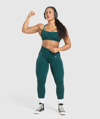 Lift Seamless Leggings Functional Teal/Black Marl