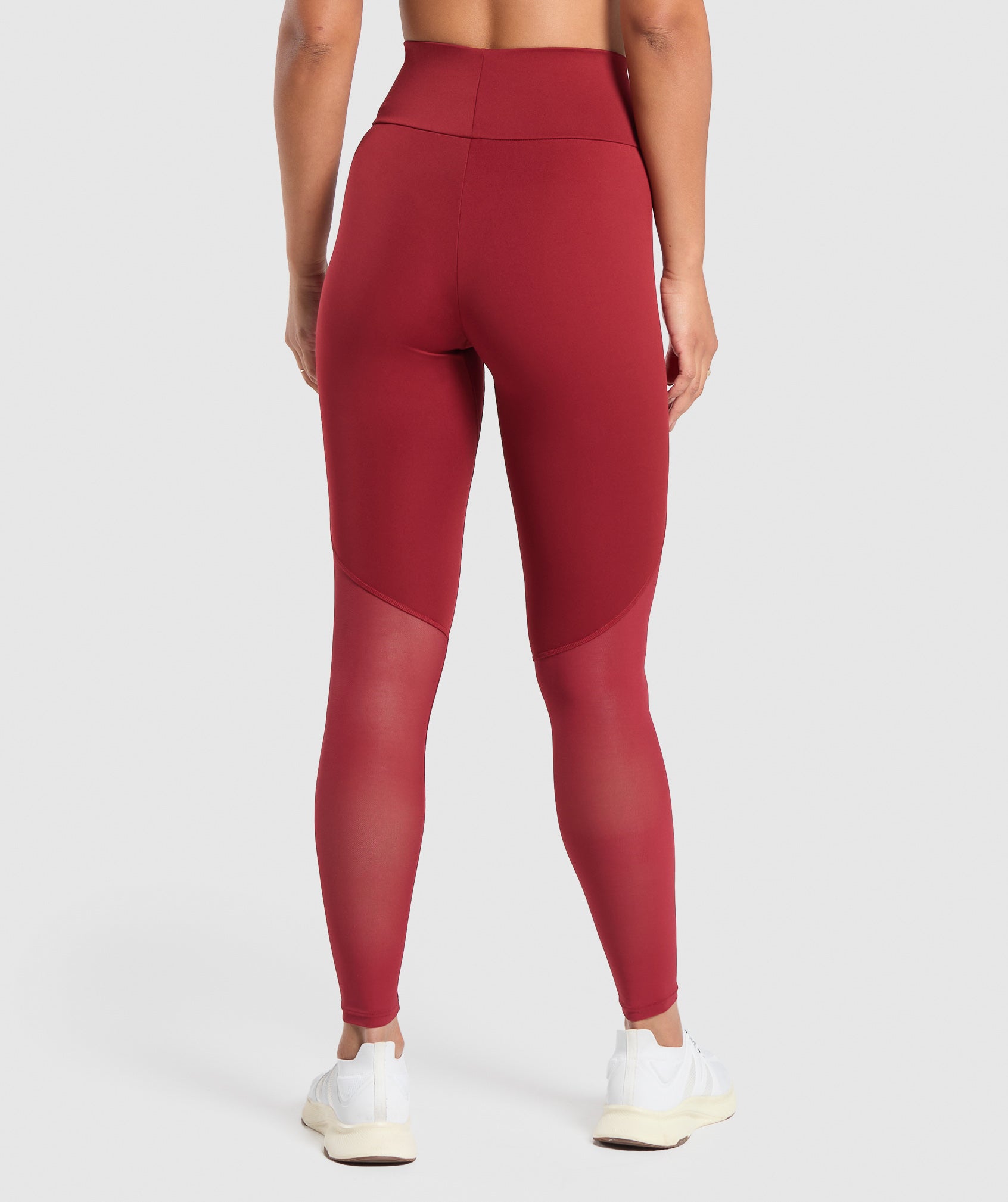 Everyday Mesh Leggings Reps Red