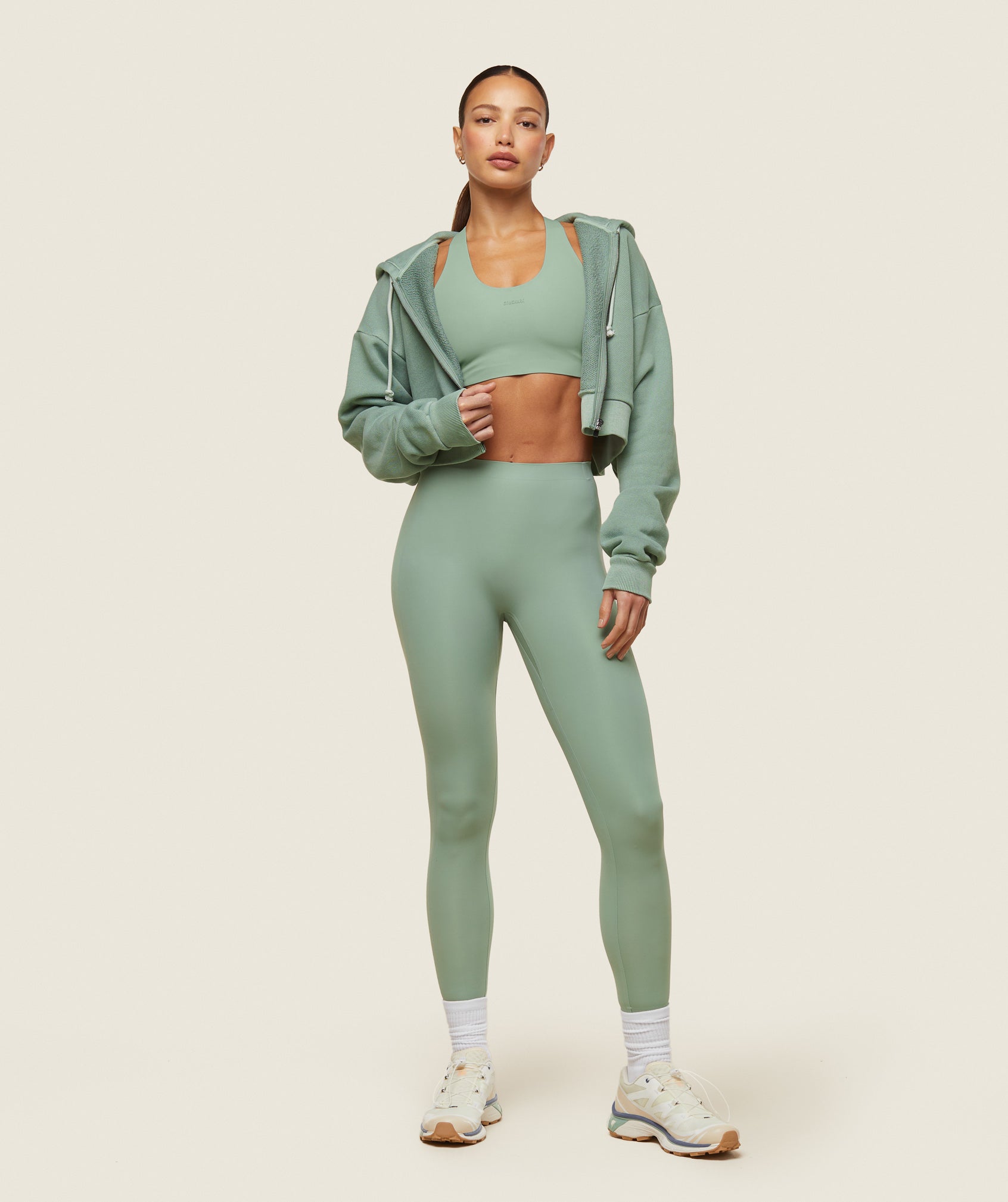 everywear Active Leggings Dollar Green