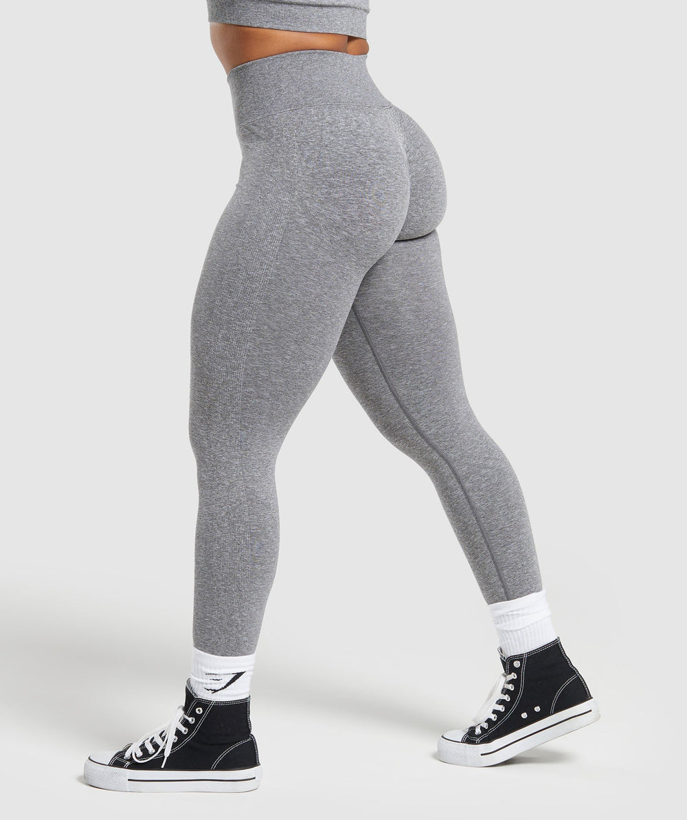 Lift Seamless Leggings Brushed Grey/White Marl