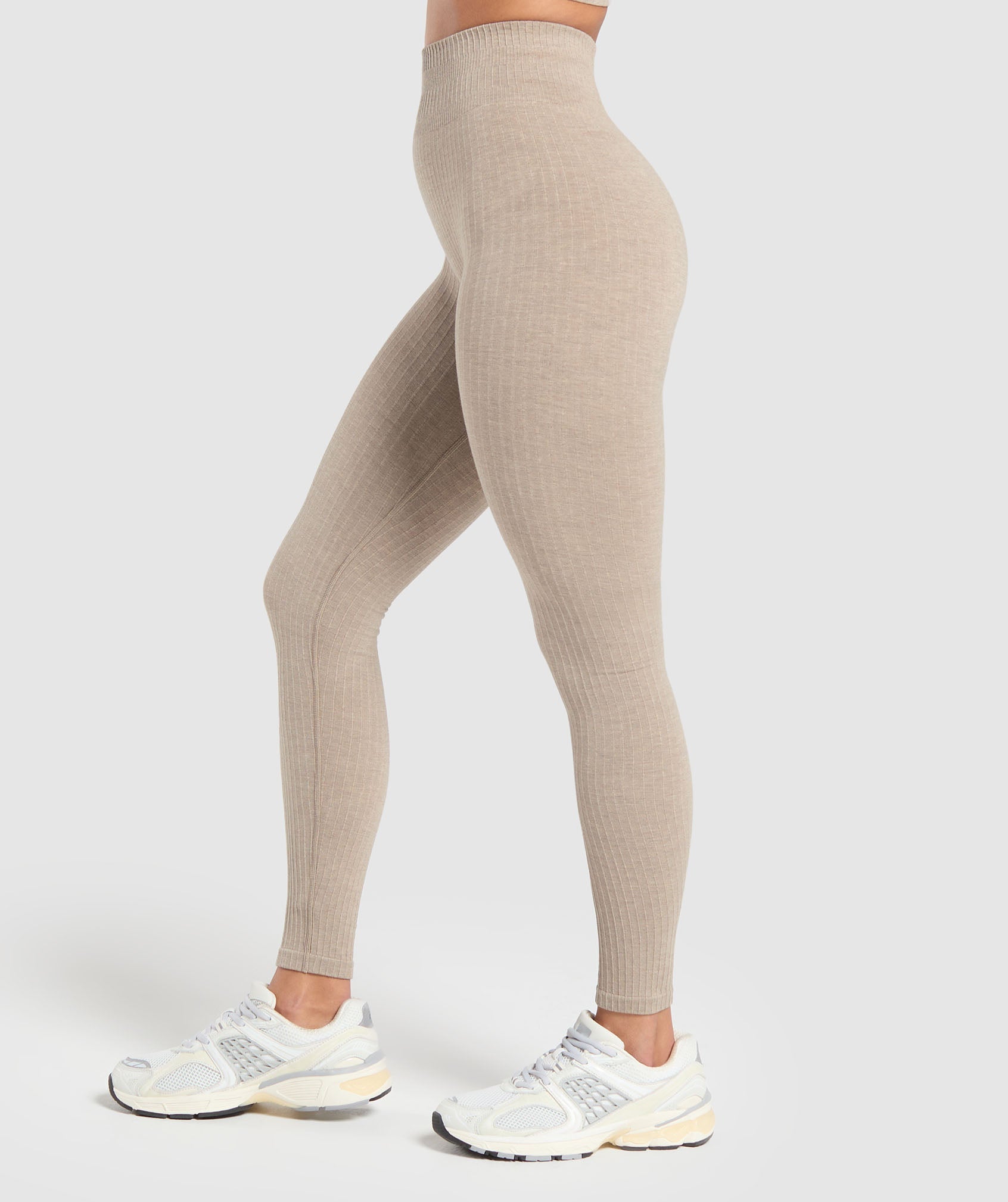 Luxe Seamless Leggings Pebble Brown Marl