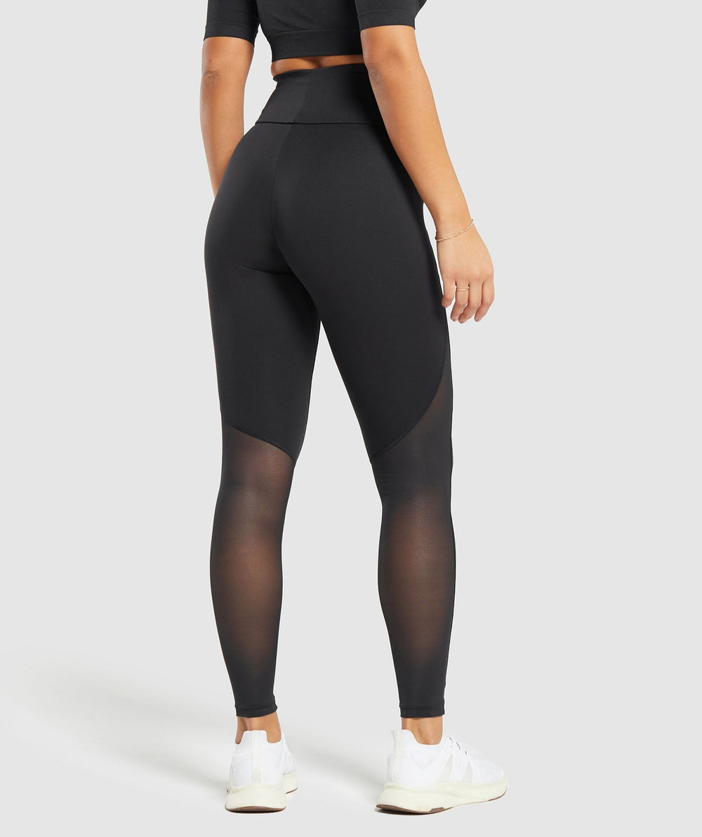 Everyday Mesh Legging Black