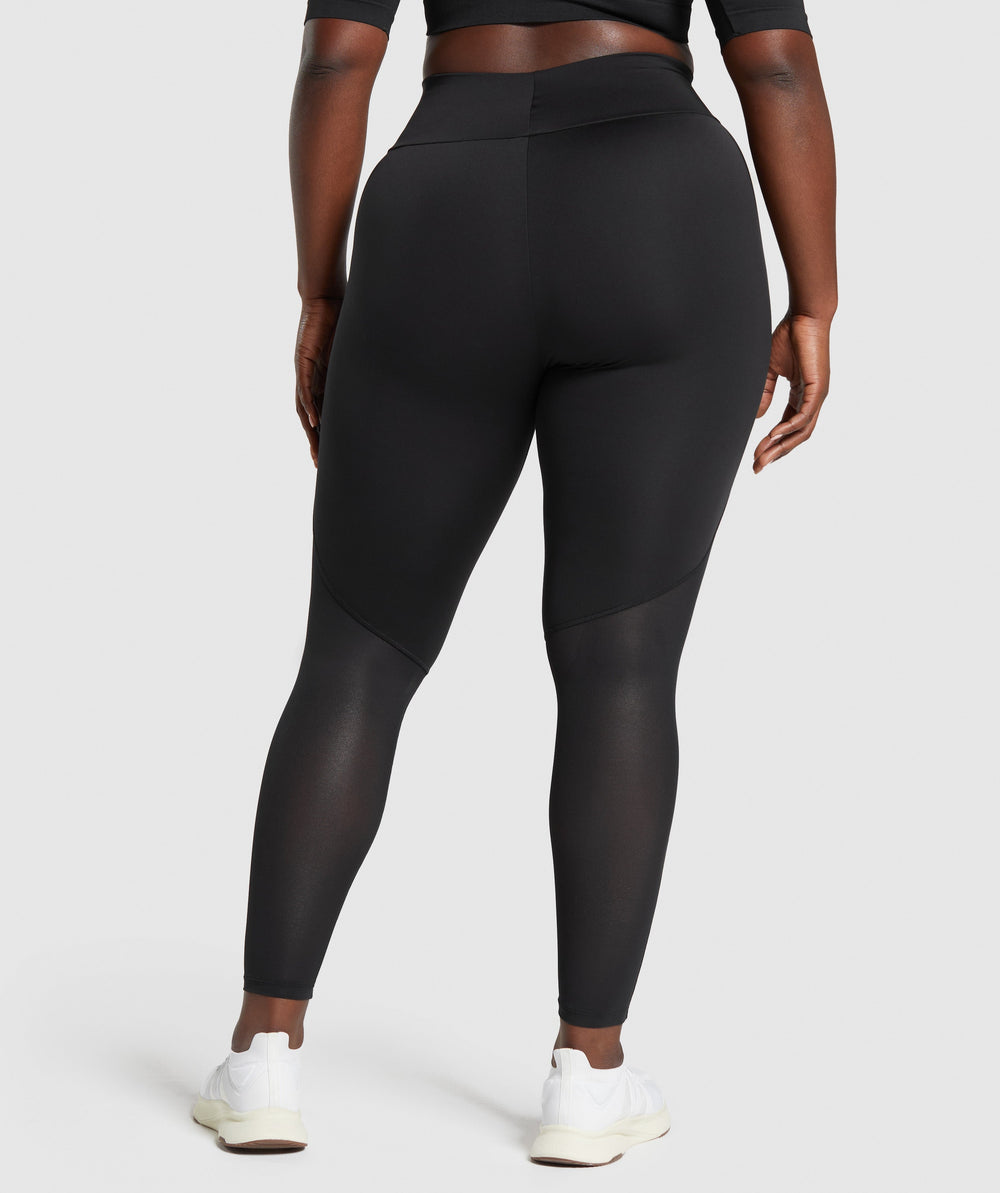Everyday Mesh Legging Black
