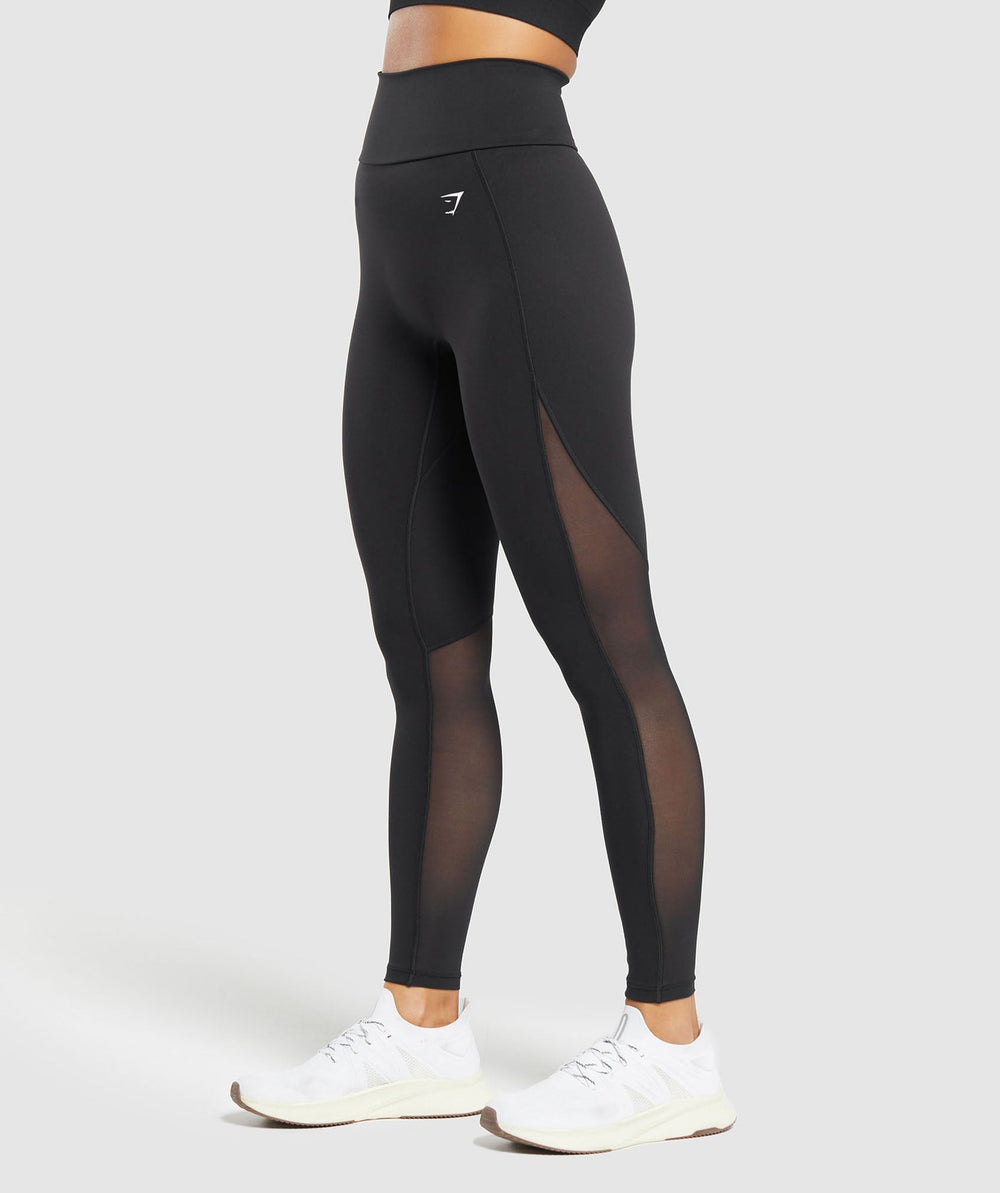 Everyday Mesh Legging Black
