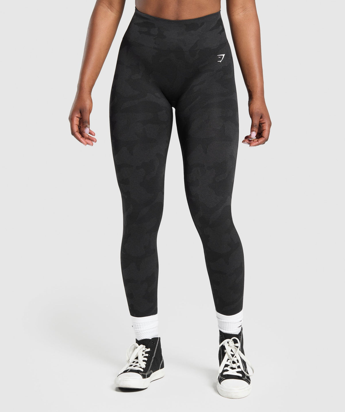 Adapt Camo Seamless Leggings Black/Asphalt Grey