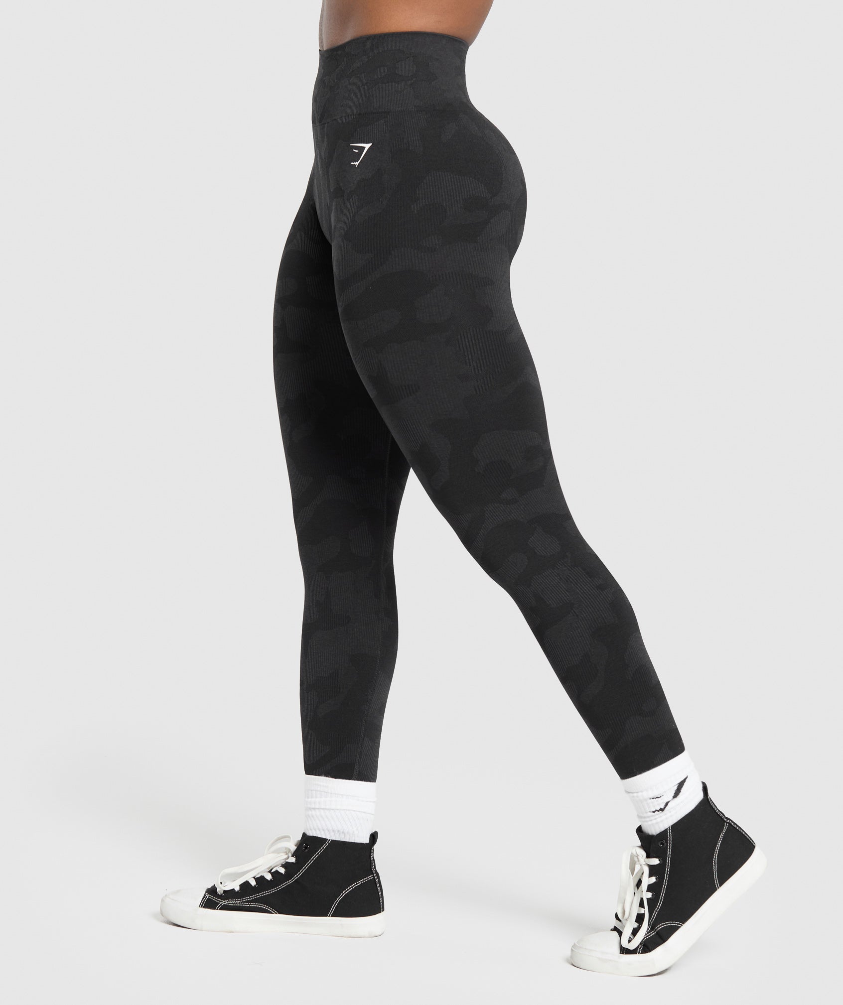 Adapt Camo Seamless Leggings Black/Asphalt Grey