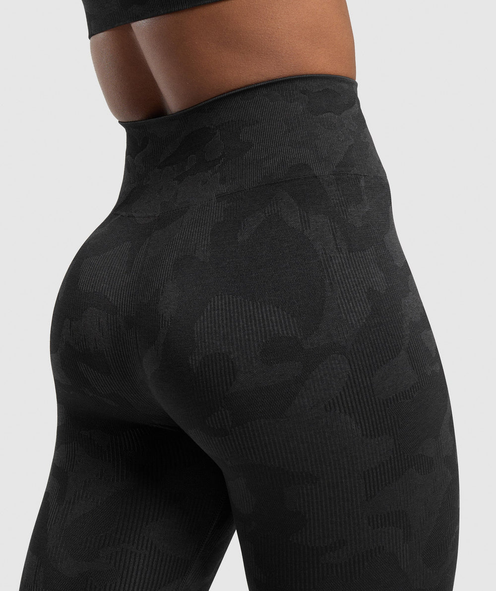 Adapt Camo Seamless Leggings Black/Asphalt Grey