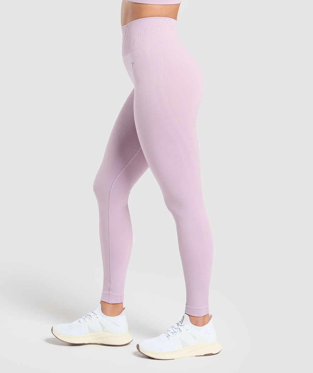 Corset Seamless Leggings Warm Lilac
