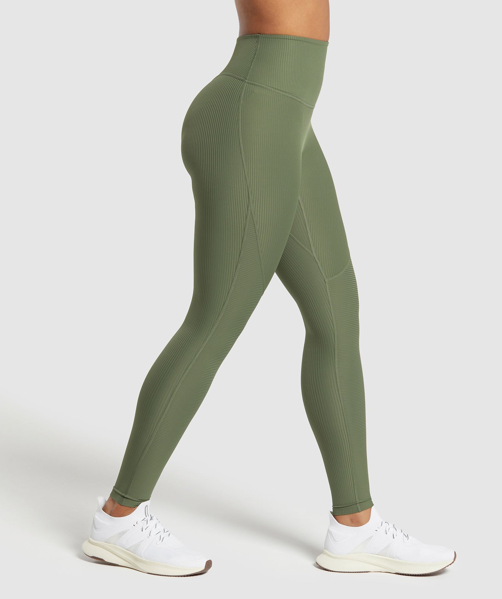 Ribbed Legging Core Olive
