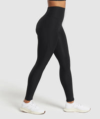 Ribbed Legging Black