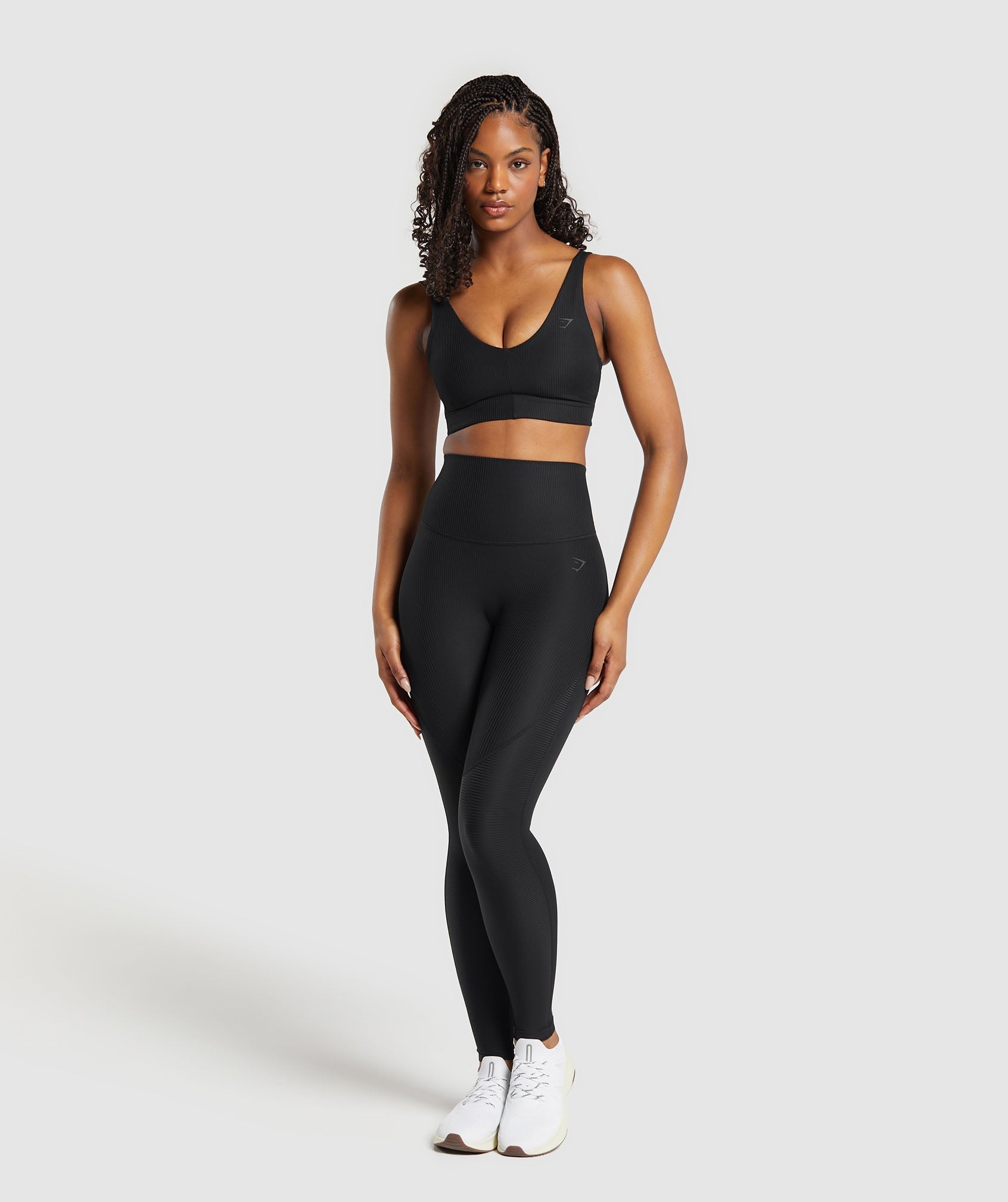 Ribbed Legging Black