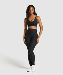 Ribbed Legging Black