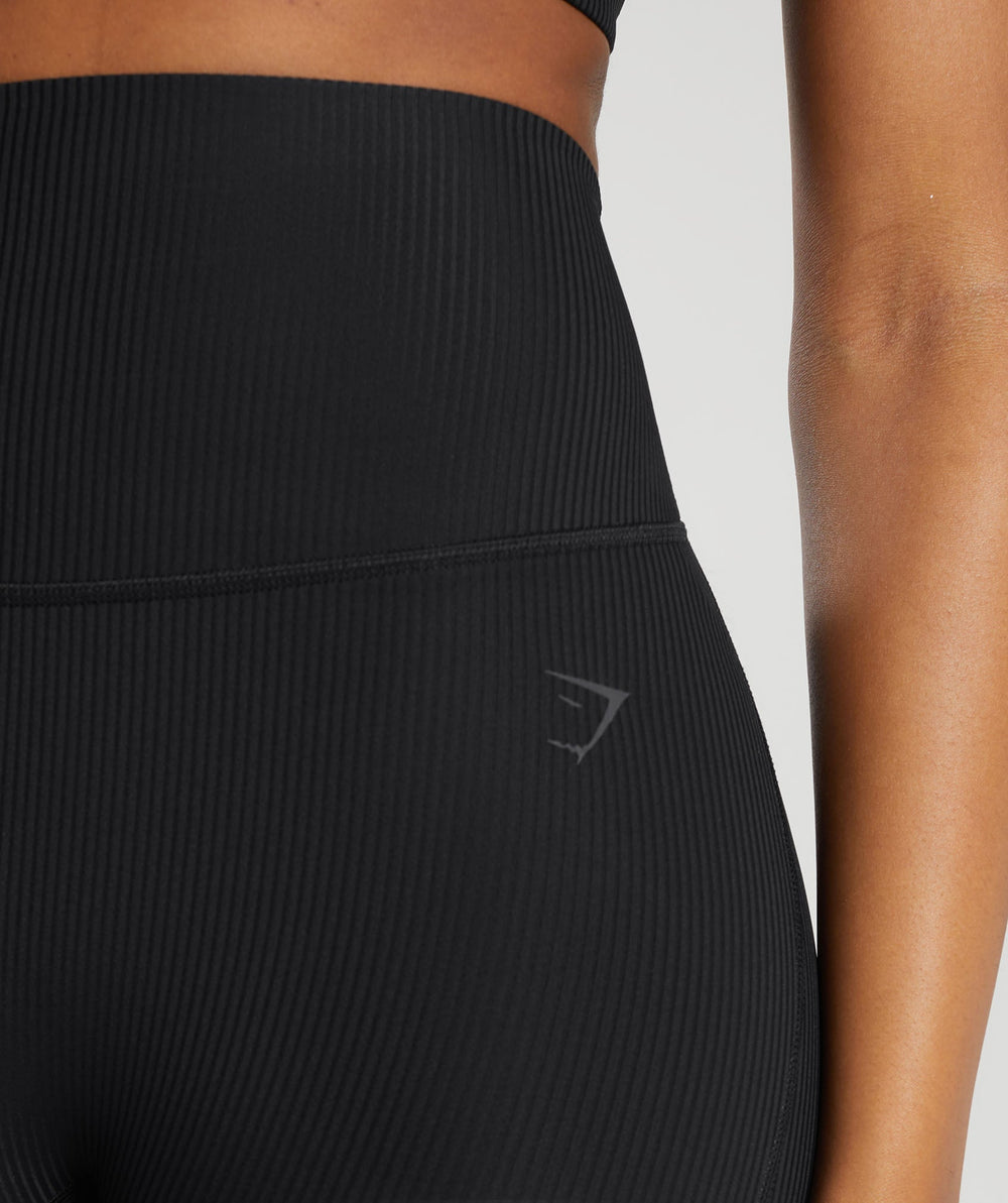 Ribbed Legging Black