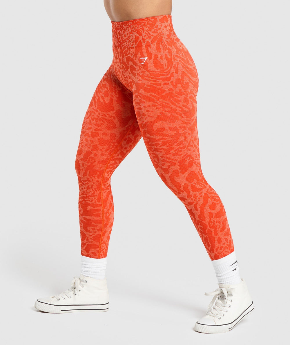 Adapt x Whitney Leggings Flare Orange/Sorbet Orange